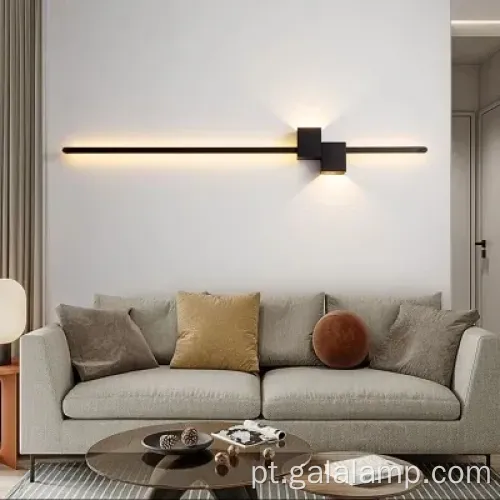 Lâmpada de parede de tira minimalista nórdica para iluminação do corredor